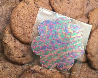 Multicolor Fish Scale "Flower" Pasties