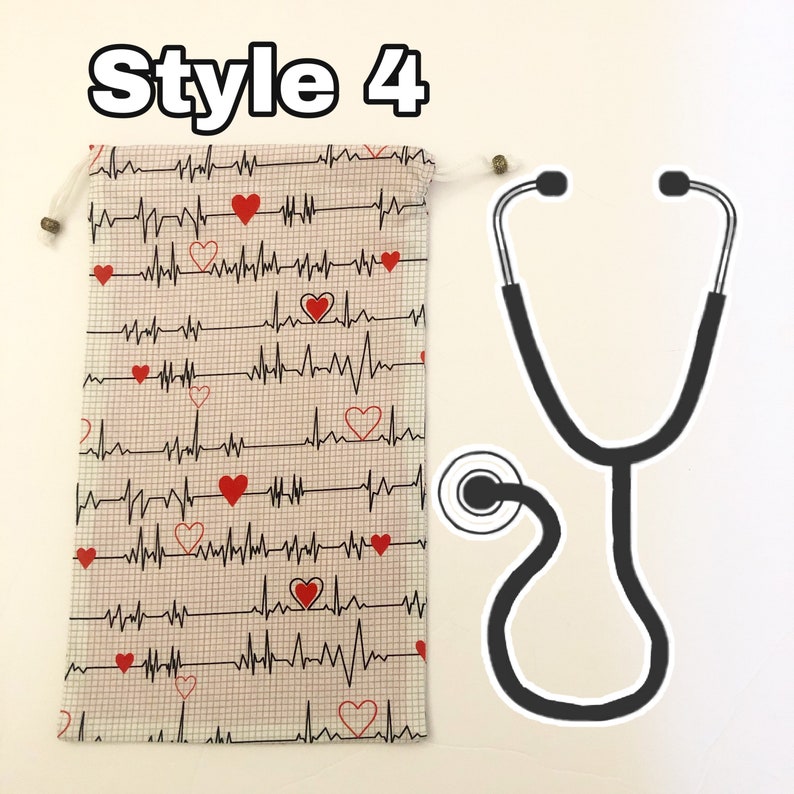 Drawstring Stethoscope Bag / Nurses Stethoscope Case Etsy