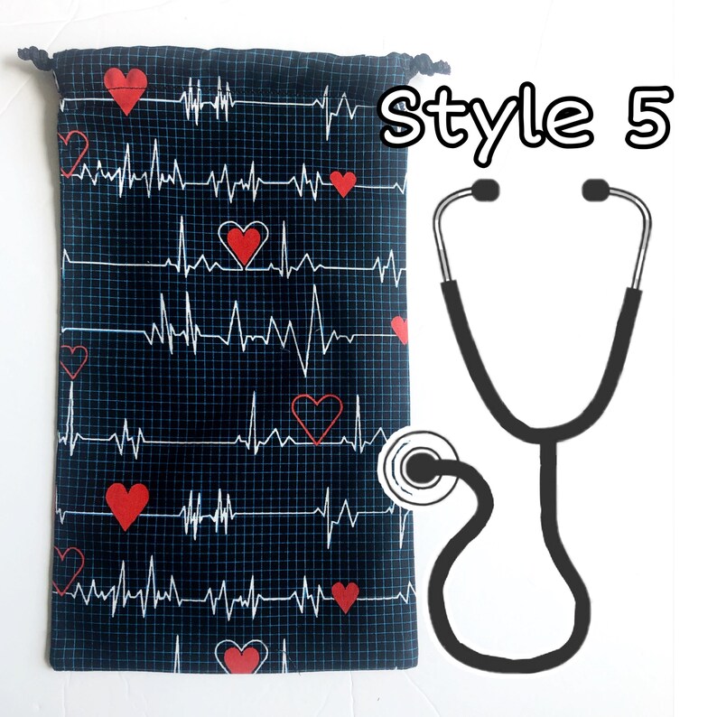 Drawstring Stethoscope Bag / Nurses Stethoscope Case Etsy