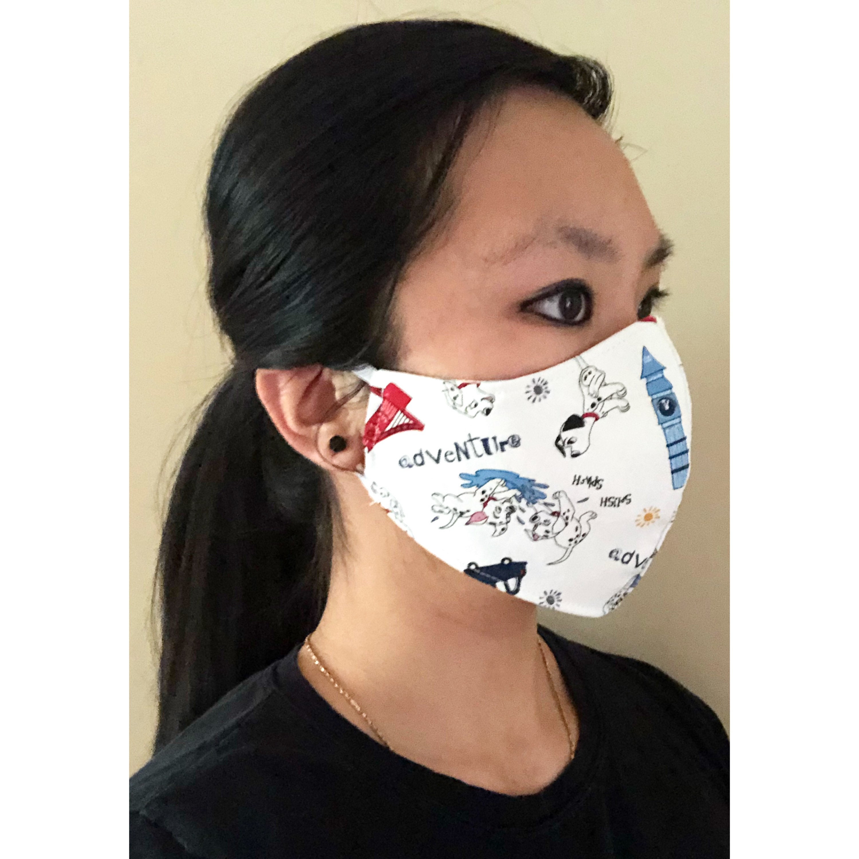 101 Dalmatians Face Mask Disney | Etsy