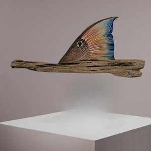 Redfish tailing, driftwood art