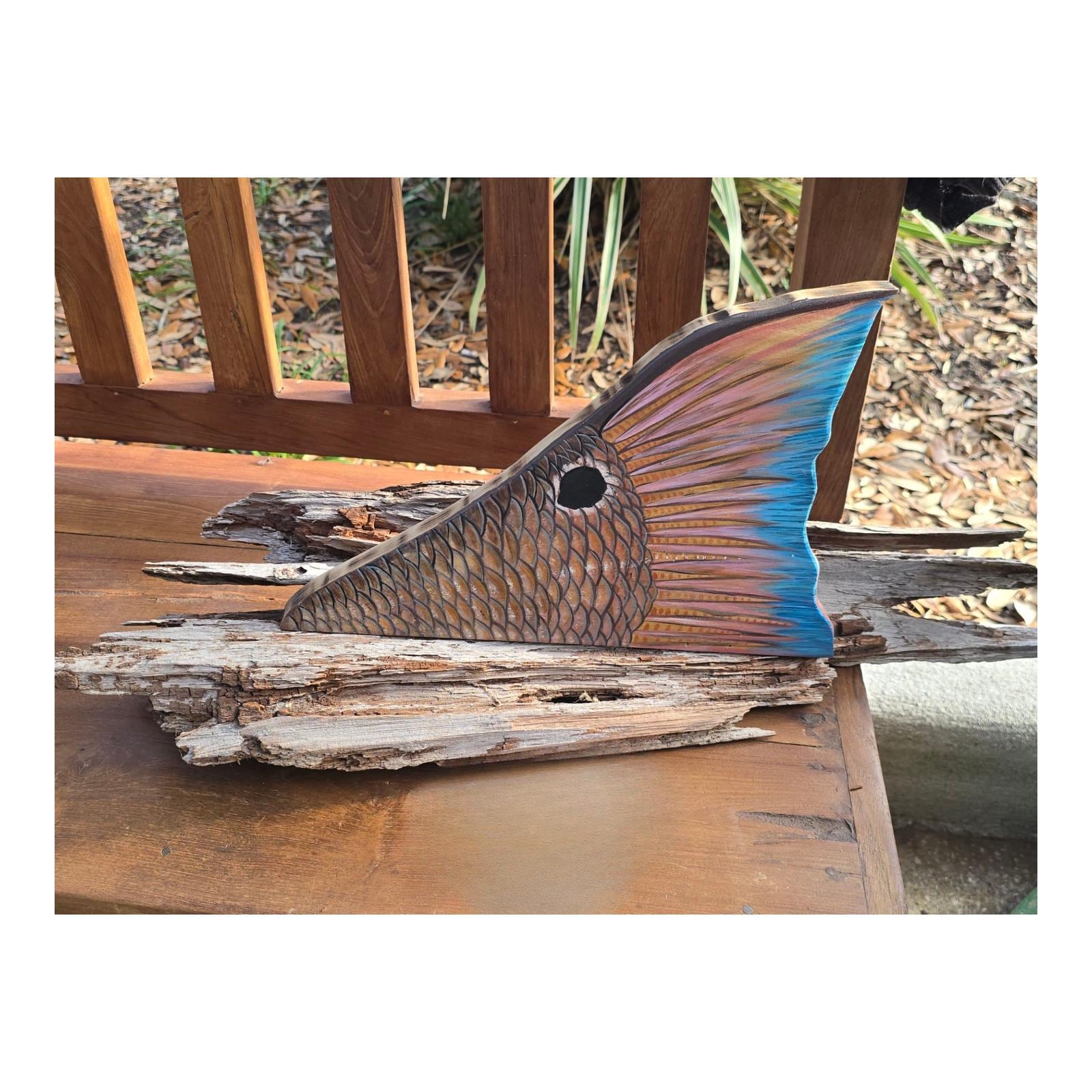 Redfish Tailing, Driftwood Art - Etsy