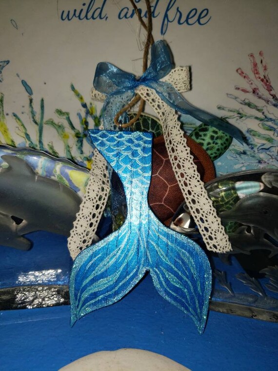 Mermaid - Cedar Ornament Mermaid - Cedar Ornament