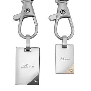 Personalized keychains with engraving pendants made of stainless steel personalized gifts