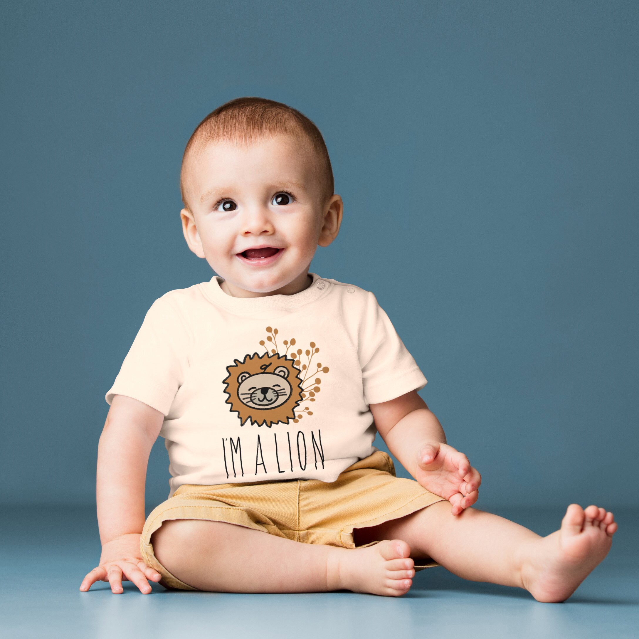Baby T-Shirt Mit Nashorn Druck - Lustiges Fußball Trikot Design Für 0-36 Monate