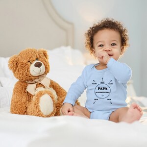 Baby Body &quot;Instructions for Dad&quot; Funny saying for the father Gift for birth for toddler Long sleeve organic cotton