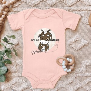 Blue Stork Baby Body Today nothing works without my milk cow Gift for Toddler Short Sleeve Organic Cotton