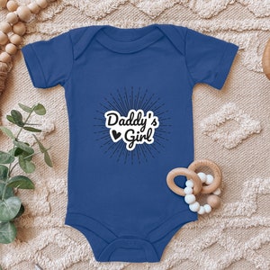 Baby Body &quot;Daddy&#39;s Girls, Papa&#39;s Girls&quot; saying gift for birth for birthday for daddy&#39;s little princess short sleeve organic cotton