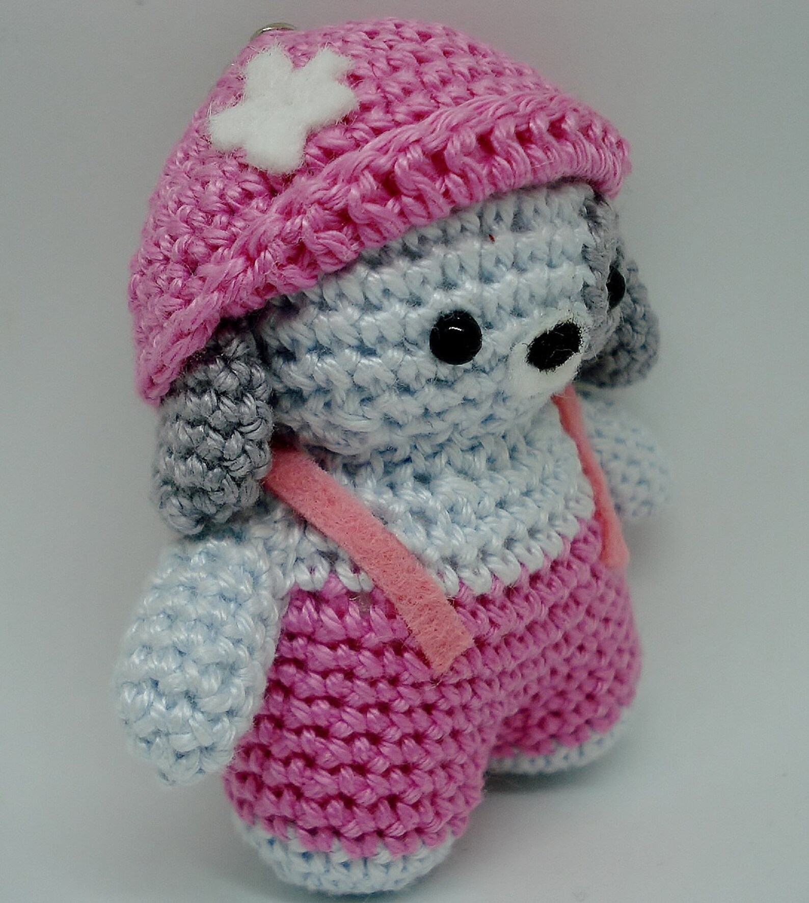 Crochet pattern keychain cute dog. Crochet your own amigurumi Etsy