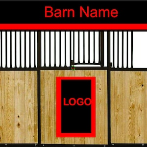 Economy Horse Stall Package, Horse Stall Valance, Bandage Sling, Barn Valance and Bandage Sling