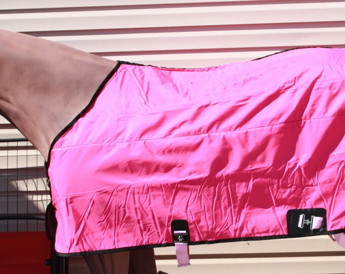 Hot Pink Horse Blanket kodiak Heavy Warm Quilted Nylon Blanket Etsy