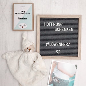 Baby-Meilensteinkarten LÖWENHERZ für Frühchen, Geschenk für Frühgeborene image 2