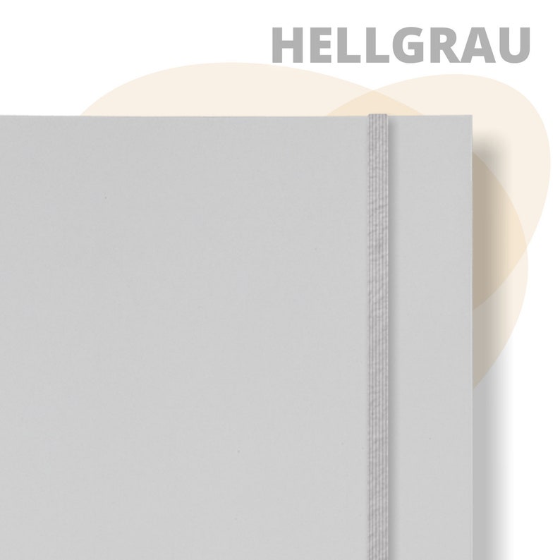 Gummiband für Tagebücher im Format Din A5 zum Schutz der Seiten in Tasche und Rucksack verschiedene Farben Grau