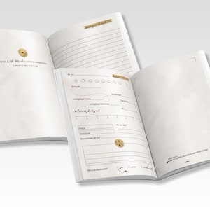 Wandertagebuch Gipfelbuch zum Ausfüllen und Eintragen personalisierbar als Geschenk zum Wandern Bild 7