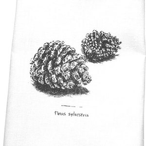 Napkin halblein Tavolinas pine grope white-50 x 50 cm-sand-high-quality Mediterranean-stylish table deco edpe-classic image 2
