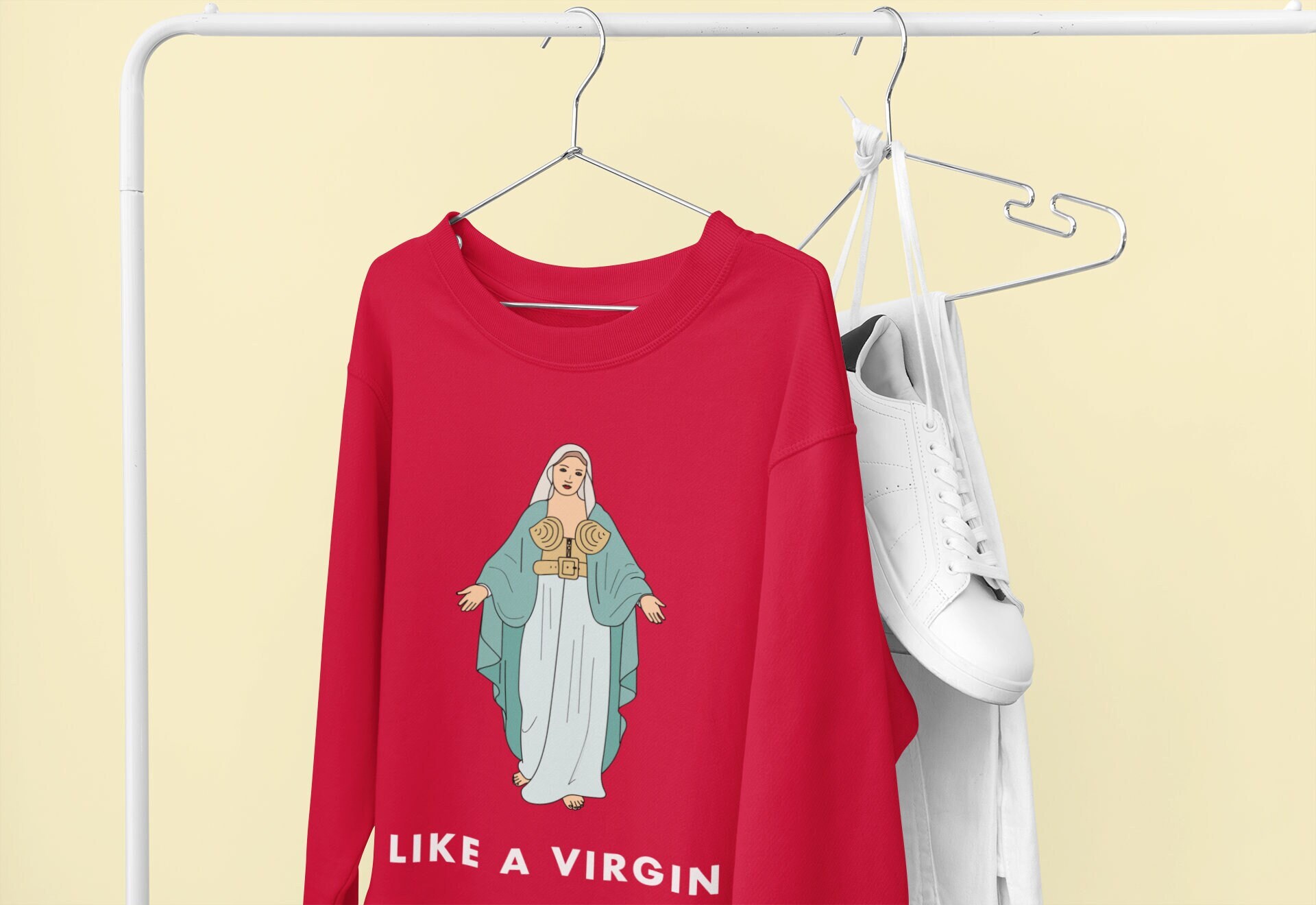 virgin mary sweater