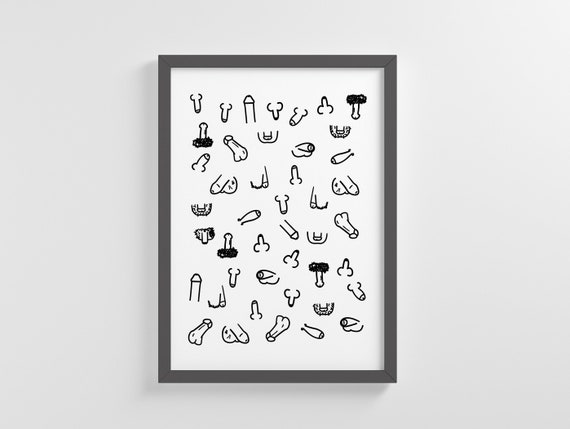Types Of Boobs Plastic And Beauty Salon Medical Treatment Funny Boob  Feminist Retro Wall Art Canvas Print Poster Decor Painting