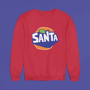 Santa Christmas Jumper - Unisex | Ugly Christmas Sweater | Funny Christmas Jumper | Crappy Offbrands | Gen Z Clothing | Meme Shirt Clothing