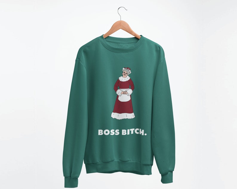 mrs claus xmas jumper