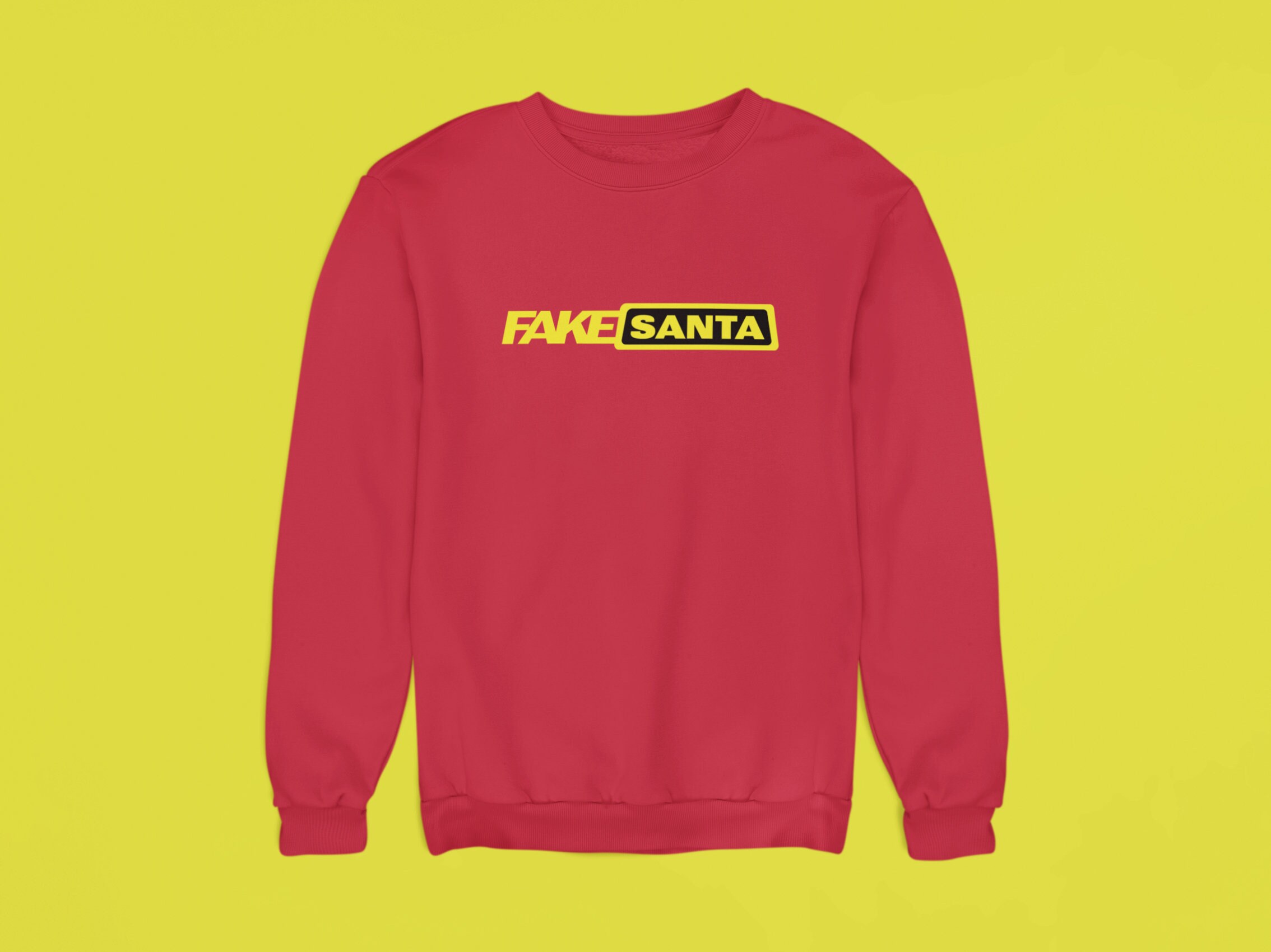 Santa is top fake news sweater