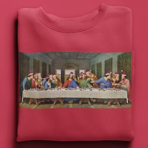 Last Supper Christmas Jumper - Unisex | Ugly Christmas Sweater | Ugly Christmas Jumper | Christmas Party | Rude Christmas