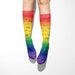 Tits Doodles Socks in Pride Gradient - Unisex | Boobs Socks | Cool Socks | Cute Socks | Lesbian Gift | LGTBQ+ Gifts | Tits Socks 