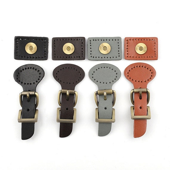 High Quality Genuine Leather Wallet Buckle, Magnetic Snap Bag Closure Clasps  Replacement Craft, Purse Lock Case, Handbag Snap Clip Fasteners 