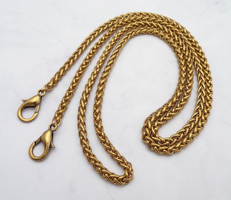 13mm Metal Chain Extender for Bag, High Quality Extension Purse Chain  Strap, Old Gold Shoulder Handbag Strap, Fashion Bag Handle Replacement 