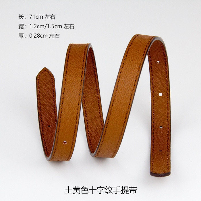 1.2cm With Pink Leather Purse Strap, High Quality Wrapping