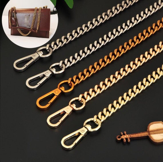 0.5 13mm Full Copper Purse Chain Strap, Anti Gold Bag Handle, Crossbody  Handbag Strap, Clasps Chain Strap, Shoulder Handbag Strap Chain 