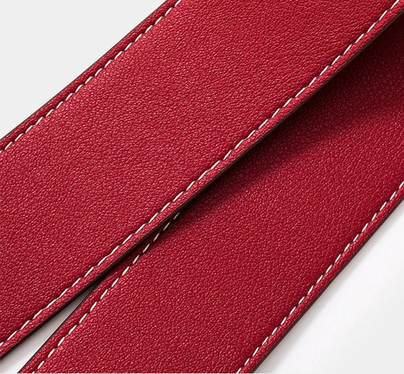 4cm Wide Full Grain Leather Purse Strap Shoulder Handbag Etsy