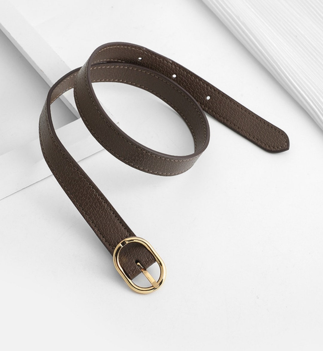 Genuine Leather Extender Strap, Extension Purse Strap With Metal Adjust Buckle, Shoulder Handbag