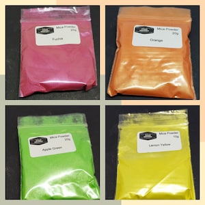 Mica Powders for resin casting, resin art, inlay,