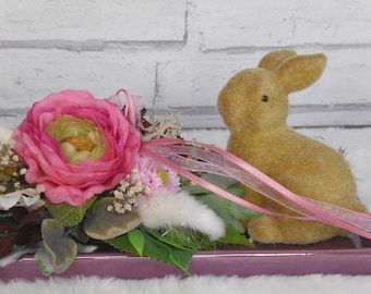 Table decoration table arrangement spring **ROSE**rabbit