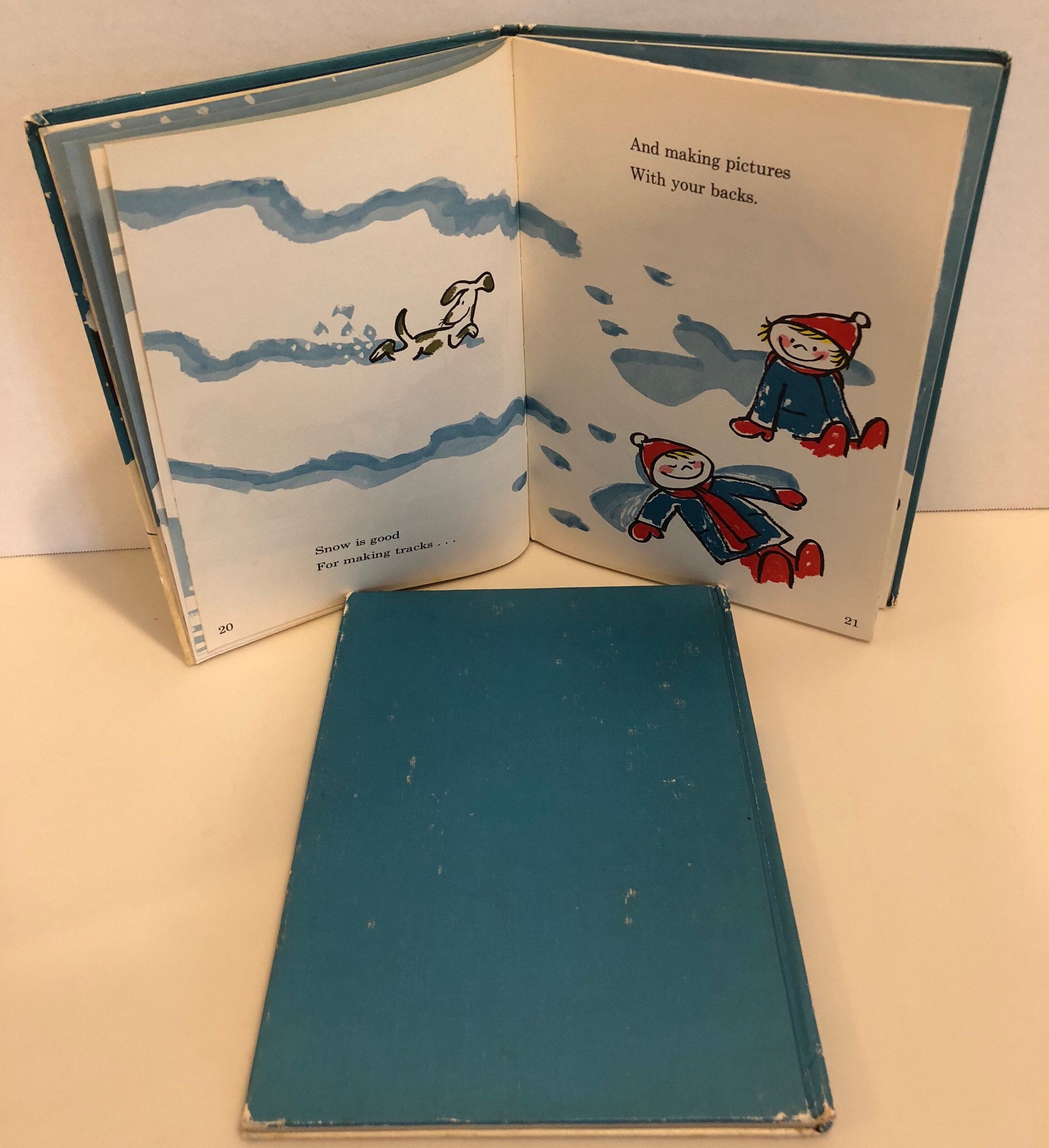 Vintage Children's Book Snow by Roy Mckie and PD Eastman 1960's Etsy