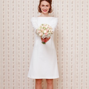 Martine wedding dress cream white