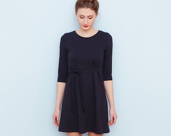 A-line dress Mary II dark blue