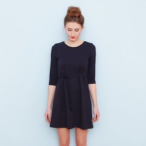 A-line dress Mary II dark blue image 1