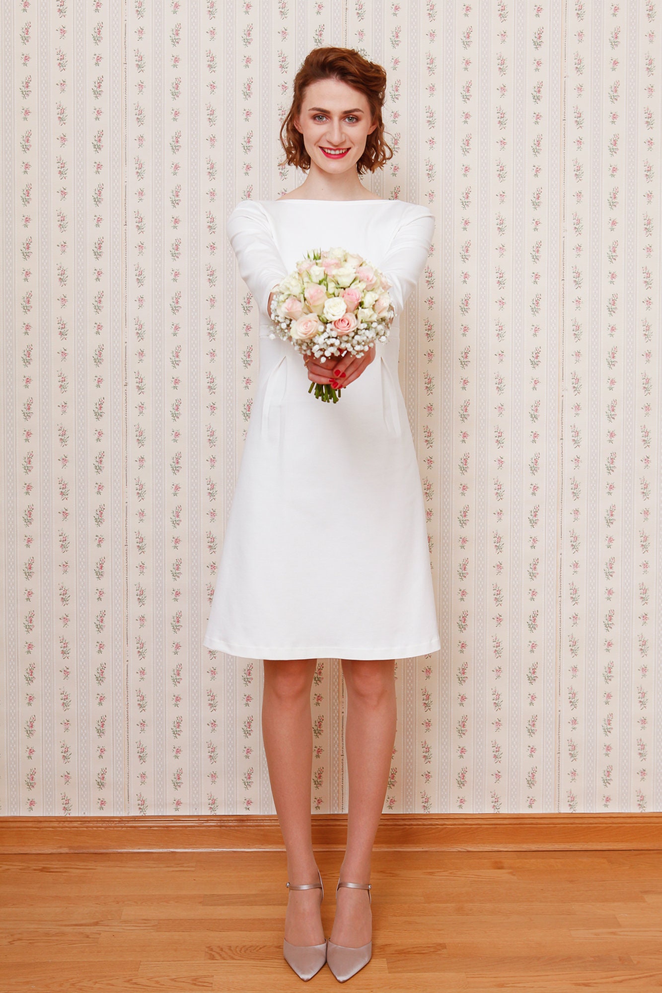 Brautkleid Martine Cremeweiss Etsy