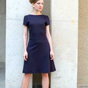 Romanit jersey dress Amelia ll dark blue image 2