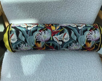 Funda de cojín decorativa Bolster, con brillos.