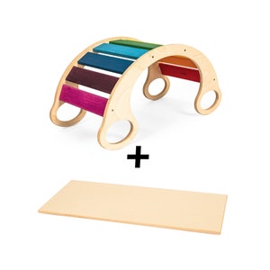 set rainbow rocker® with slide board