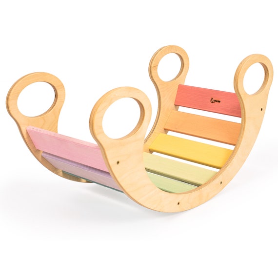 Rainbow sales rocker toy