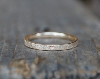 Partnerring "herzallerliebst", einzelner Trauring, Beisteckring, Stapelring Rosegold 333/-