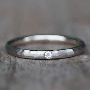 Single partner ring "we stay" women's ring with brilliant