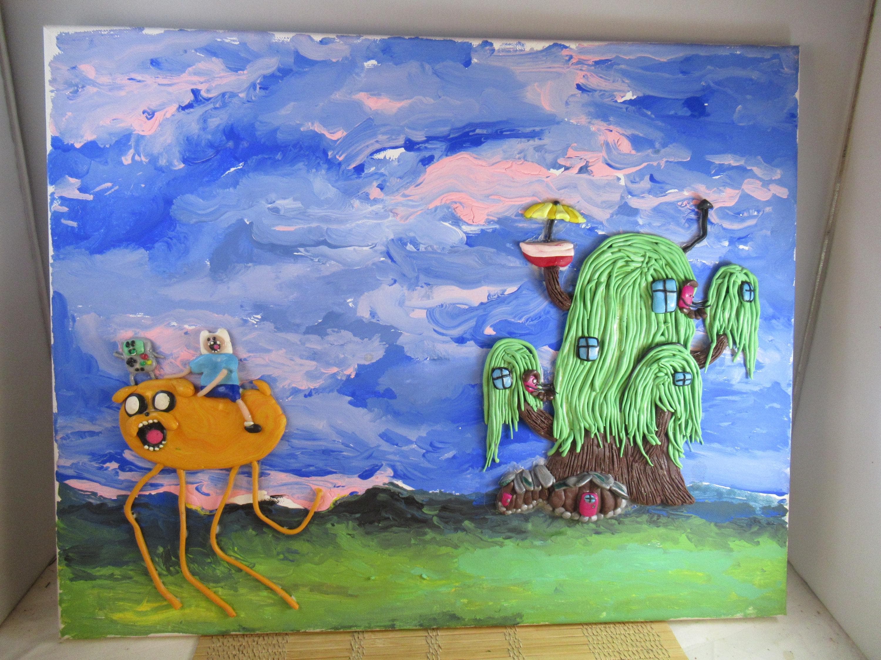 Adventure Time Painting - Etsy