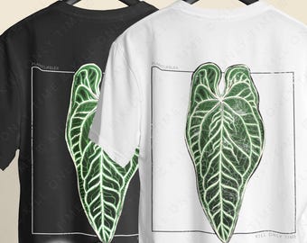 Anthurium Warocqueanum Unisex T-shirt: Hand-Drawn Vintage Style Tropical Plant Comfort Colors Tee, PlantLifeLex Collab