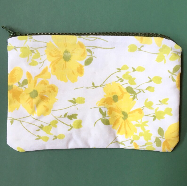 Dear Suzy When Moonrise Kingdom quote zipper pouch vintage bed sheets wes anderson film quote retro 60/'s bag