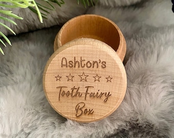 Tooth Fairy Box - Personalised Keepsake - Custom - Wooden