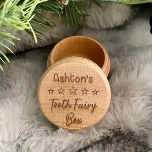 Tooth Fairy Box - Personalised Keepsake - Custom - Wooden